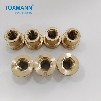 Toxmannの黄銅はプラスチック型のための機械化の部品を旋盤にかけるためにCNCを回した